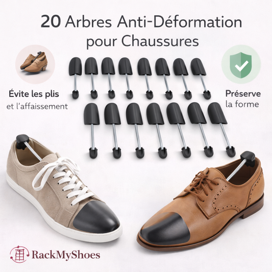20 arbres anti-déformation chaussures